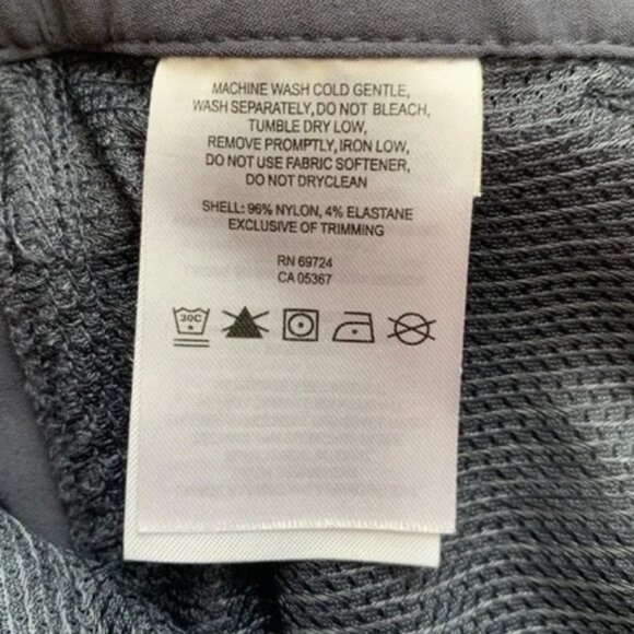 COLUMBIA Grey Omni-Shield Convertible Hiking Pants - Picture 3 of 7